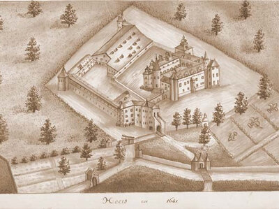 Het Kasteel van Heers in 1641