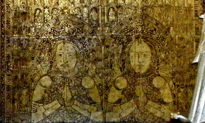 Grafplaat van Jan en Gerard, heren van Heers in de 14de eew